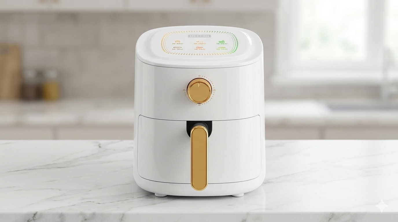 Decho 4L Air Fryer – Healthy Oil-Free Cooking Fast & Easy Kitchen Appliance
