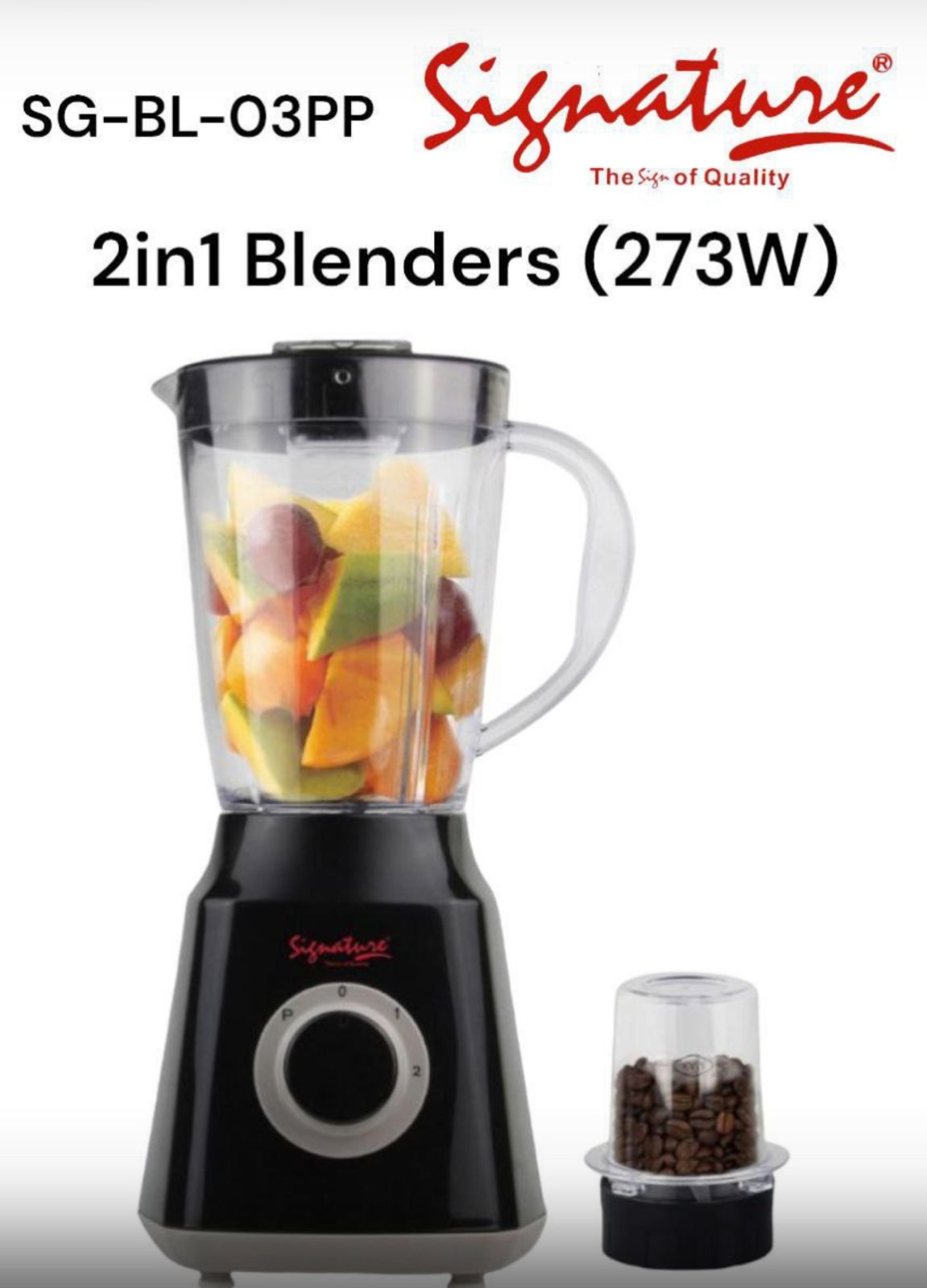 Signature 2-in-1 Blender 273W