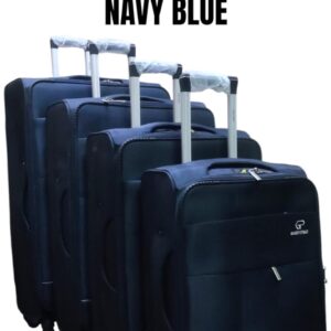 Good Partner 4 Piece Fabric Suitcase Set