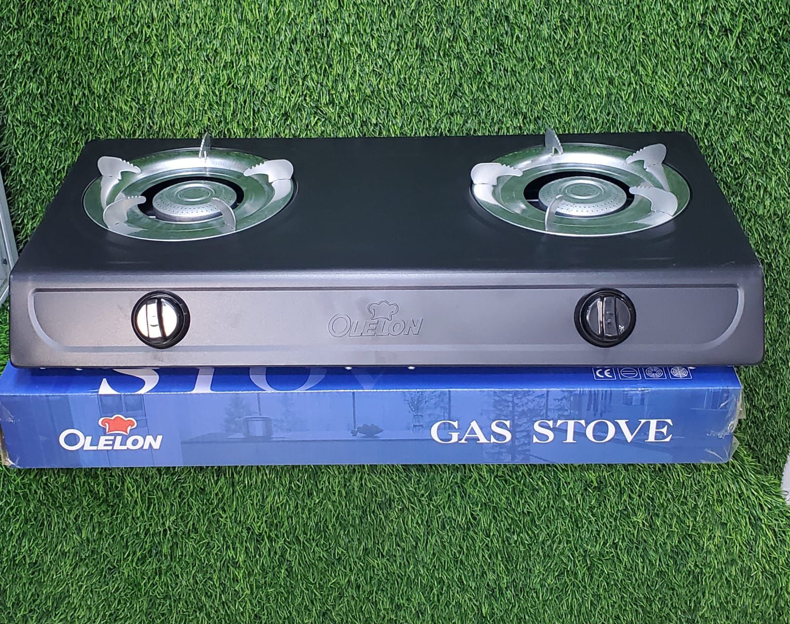 Olelon 2 Burner Stainless Steel Gas Cooker