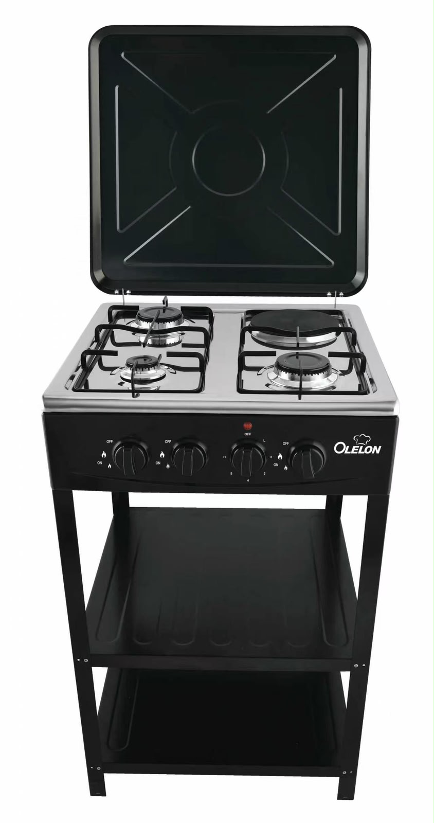 OLELON 3+1 Standing Cooker with Shelves