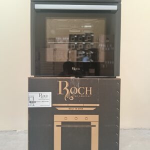 ROCH RBO-615 BL Built-In Oven 60cm | Turbo Fan Electric Oven with 0+8 Functions & Mechanical Timer Made in Turkey