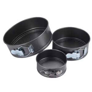 3PCS Cake Moulds Baking Tins Set | Non-Stick Round Cake Pans