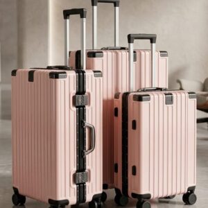 3 in 1 Zipless Hard Shell Suitcase Set Travel Luggage Set Spinner Wheels Secure Lock Travel Bags