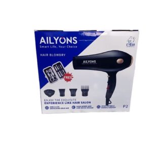 Ailyons Hair Blow Dryer with Free Nail Kit