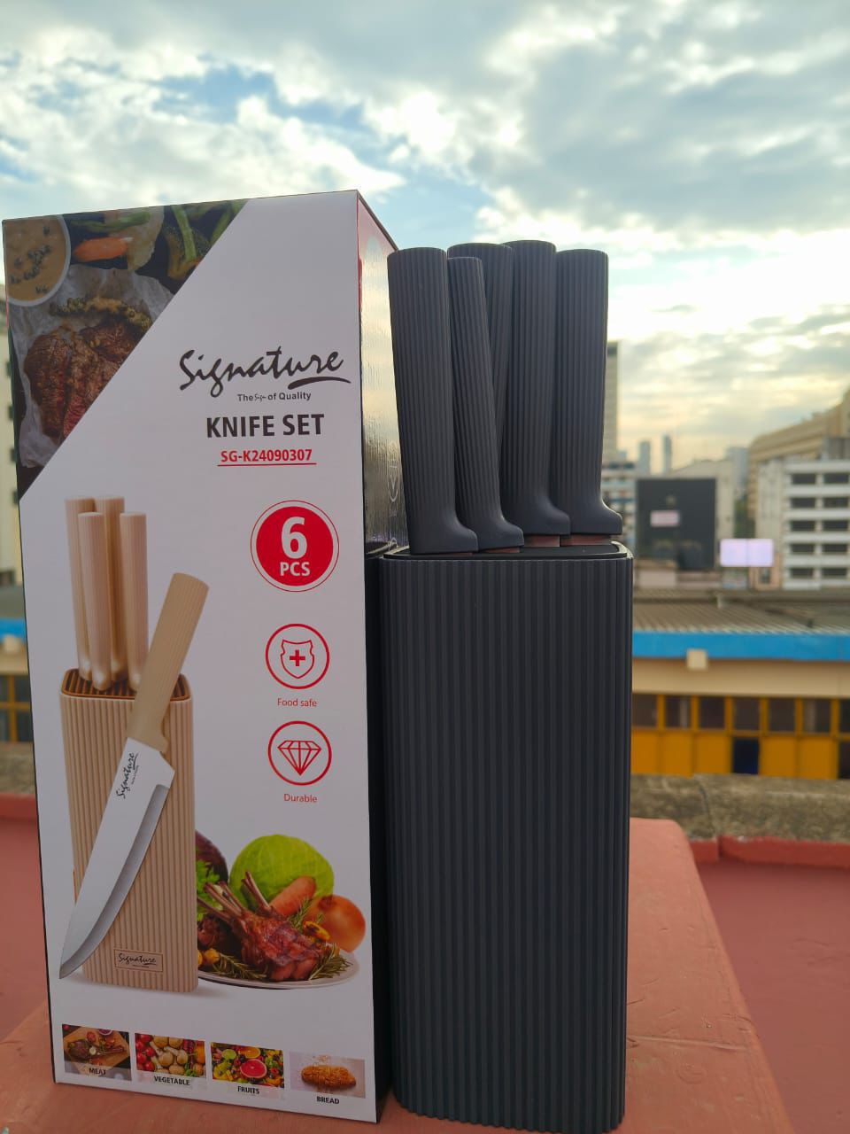 Signature Knife Set – Premium Kitchen Knives for Precise Cutting & Daily Cooking Use