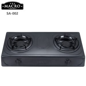 Nunix Macro 2 Burner Gas Cooker – Efficient and Durable Table Top Gas Stove