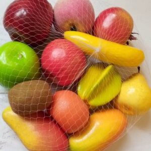 Artificial Fruits 12pcs Decorative Fake Fruit Set – Realistic Home & Kitchen Display Decor