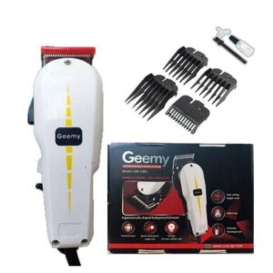 Geemy GM-1021 Corded Hair Trimmer – Professional Electric Hair Clipper for Men Grooming & Barber Use
