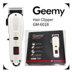 Geemy GM-6018 Cordless Hair Clippers – Rechargeable Professional Hair Trimmer for Men Grooming Kit