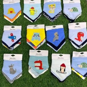 Bandana Bibs for Babies – Soft Cotton Drool Bibs Stylish Absorbent Baby Bib Set for Feeding & Teething