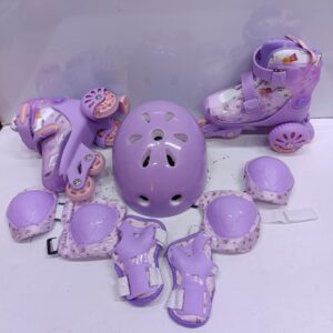 Trainer Roller Skates Size 27-30 – Adjustable Kids Skating Shoes for Beginners, Outdoor Fun and Training
