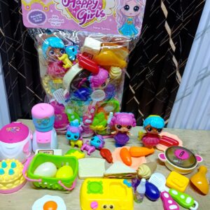 Happy Girls Kitchen Set – Pretend Play Cooking Toy Set for Kids