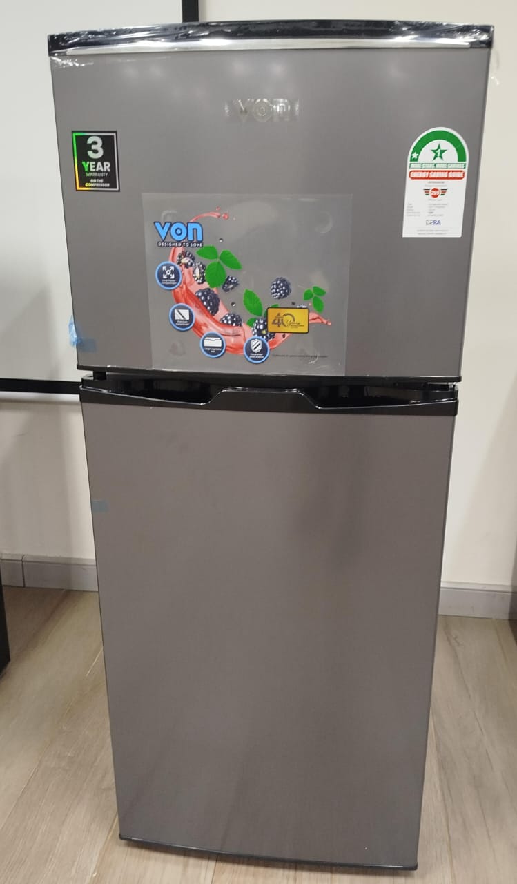 Von 175L Double Door Refrigerator