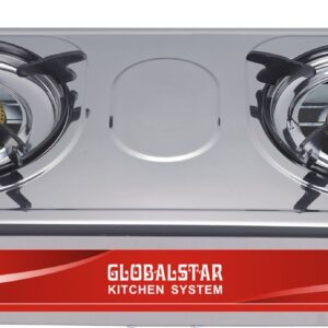 Globalstar 2 Burner Stainless Steel Table Top Cooker