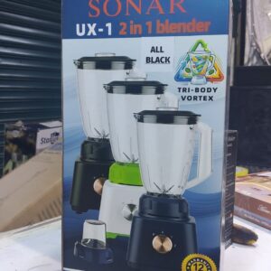 Sonar 2-in-1 Electric Blender with Grinder – Multi-Function Kitchen Blender & Dry Mill