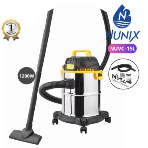 Nunix 15L Wet and Dry Vacuum Cleaner | 1200W Powerful Vacuum Cleaner