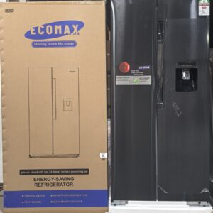 Ecomax 454L Side-by-Side Refrigerator with Water Dispenser