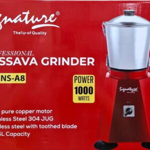 Signature SGANS-A8 Professional Cassava Grinder – 1000W Heavy-Duty Electric Grain & Flour Mill