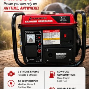 Premier PM1800 2-Stroke Gasoline Generator