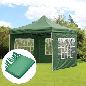 3m by 3m Pop Up Gazebo Canopy Tent with 3 Window Side Walls