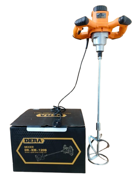 Dera Paint Mixer | Heavy Duty Electric Cement and Paint Mixing Machine for Construction, Mortar & Adhesive Mixing