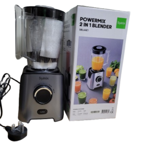 Syinix PowerMix 2in1 Blender 1.8L | 650W Turbo Blend & Power Grind Kitchen Blender with 6 Stainless Steel Blades