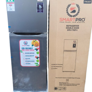 Smart Pro SFR-175-DT-I 138L Double Door Refrigerator Silver