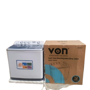 VON 13kg Twin Tub Washing Machine Semi Automatic Washer