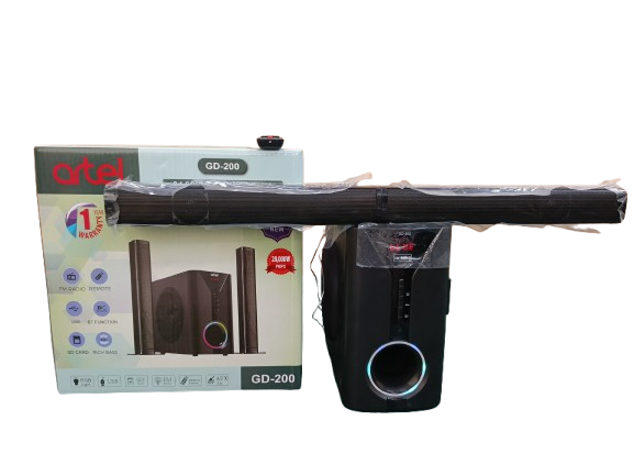 Artel 2.1CH Tall Boy Subwoofer System Bluetooth USB FM