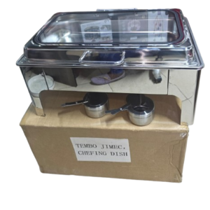 Single Roll Top Chafing Dish | Stainless Steel Food Warmer Buffet Server