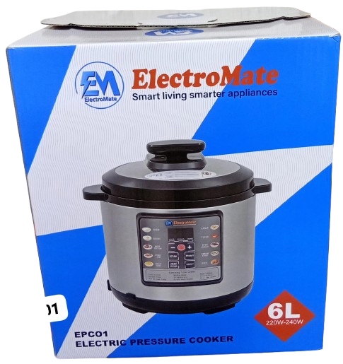 Electric Pressure Cooker EPC01 – One Touch Control Smart Multi-Function Cooker