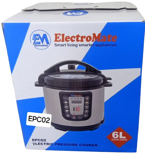 Electric Pressure Cooker EPC02 6L – Smart Multi-Function Digital Pressure Cooker