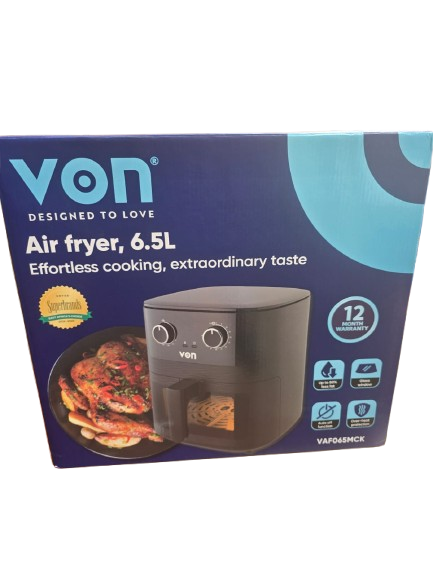 Von 6.5L Air Fryer – Healthy Cooking Made Easy