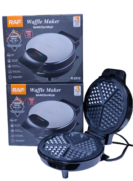 RAF Waffle Maker Electric Non-Stick | Fast Heating Breakfast Waffle Machine