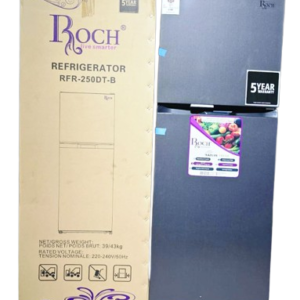 Roch 197L RFR-250-DT-B Double Door No Frost Refrigerator – Energy Efficient Fridge for Home Use