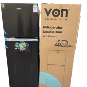 Von 334 litres No frost double door refrigerator