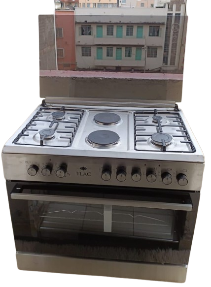 TLAC 60x90 Standing Cooker 4+2 Burner with Electric Oven – Large Capacity Multi-Function Cooker