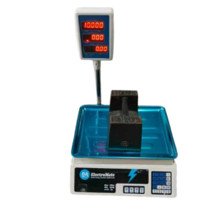 Electromate 40kg Digital Computing Weighing Scale with Arm Price Calculator LCD Commercial Market Weight Scale