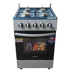 Ecomax 50×55cm 3 Gas + 1 Electric Burner Standing Cooker with Electric Oven