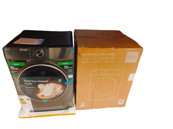 Syinix 10KG Wash / 7KG Dry Washer Dryer Combo – Inverter Front Load Washing Machine