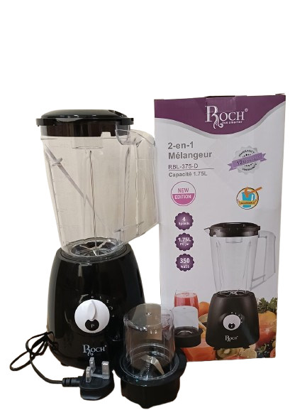 Roch 2-in-1 Blender – High Speed Electric Blender with Grinder